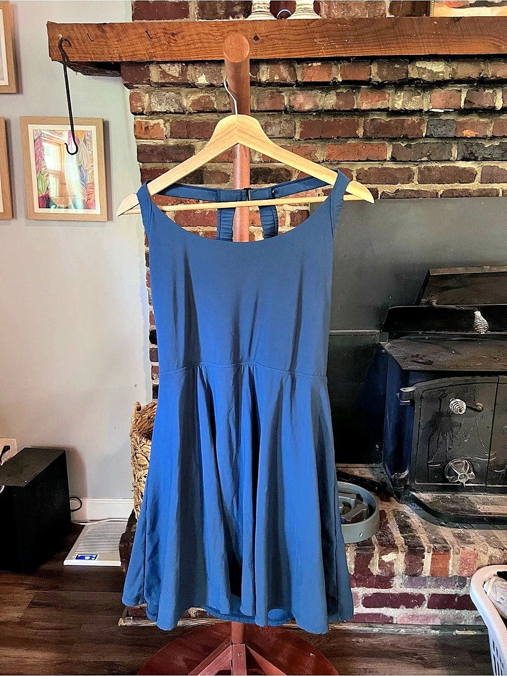 Halara Blue Maxi Dress Size XL